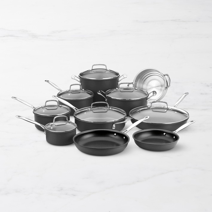 Cuisinart 15-Piece Matte White Stainless Steel Cookware Set