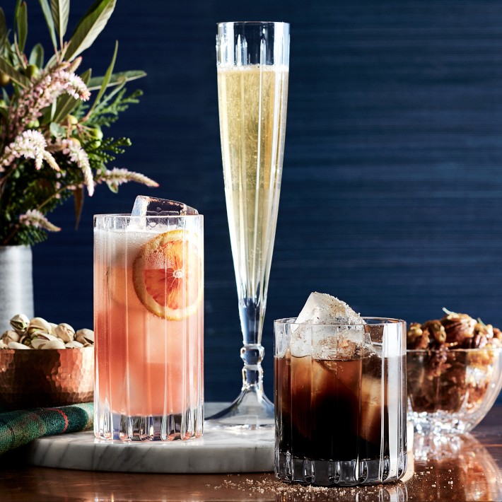 Williams Sonoma Dorset Crystal Highball Glasses