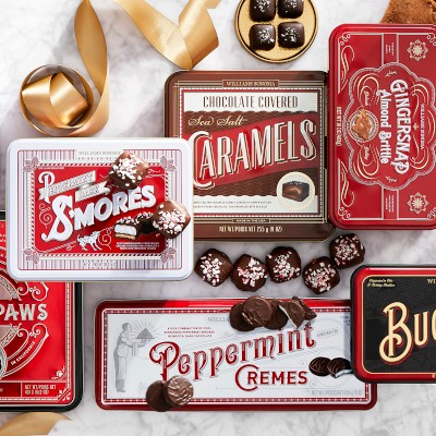 Williams Sonoma Gingersnap Cookie Thins Tin