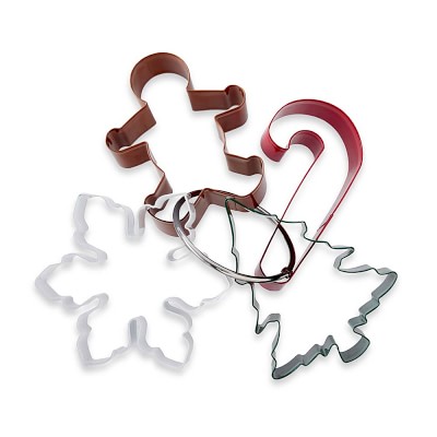 Williams Sonoma Holiday Mug Topper Cookie Cutters, Set of 4