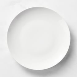 Plastic Plate - Matte Milk White Dinner Plates