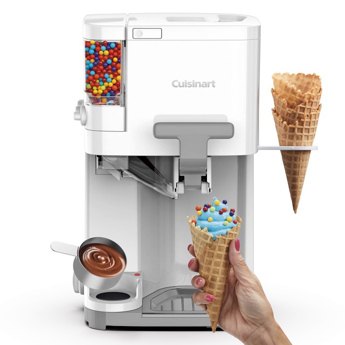 ROVSUN 4.2 Gal/H Soft Serve Ice Cream Machine Ice Cream Maker with Pre