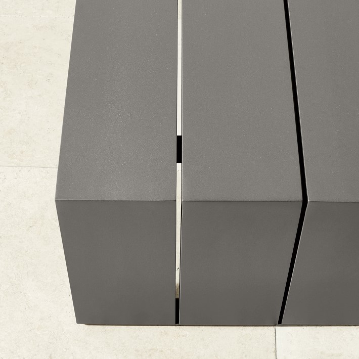 Larnaca Outdoor Metal Coffee Table Patio Furniture Williams Sonoma