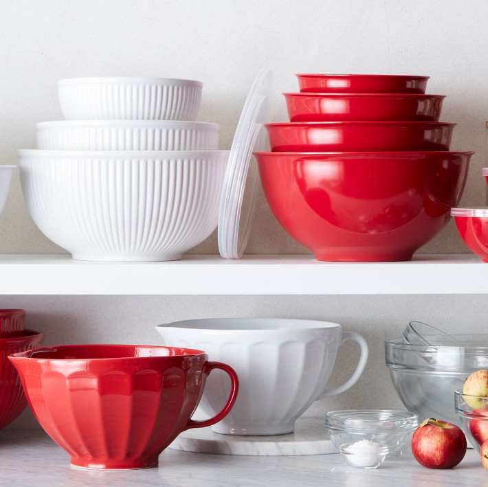 Emile Henry > Mixing Bowls > Small Mixing Bowl (Red) - Lewis Gifts