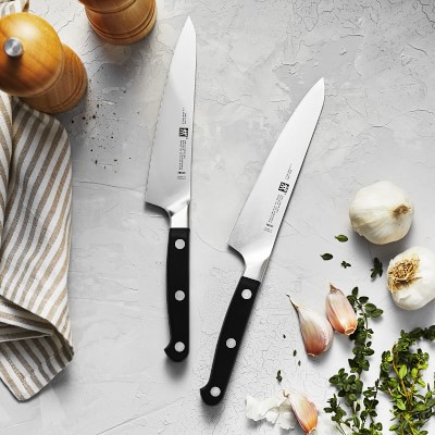 Hannah's Kitchen -cute knife set includes 3 kitchen knives, ceramic peeler  and multipurpose scissor, dishwasher safe, good for beginners (Beige)