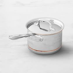 Mainstays Stainless Steel 1-Quart Saucepan with Straining Lid 