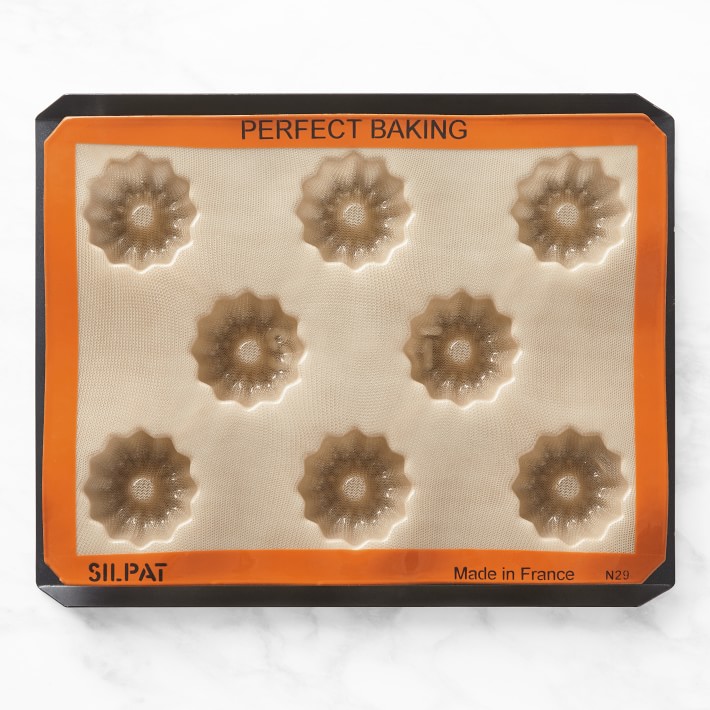 Silpat Nonstick Perforated Aluminum Baking Tray and Silpat Nonstick Fluted Cake Pan