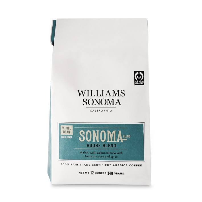 Williams Sonoma Fair Trade Whole Bean Coffee House Blend