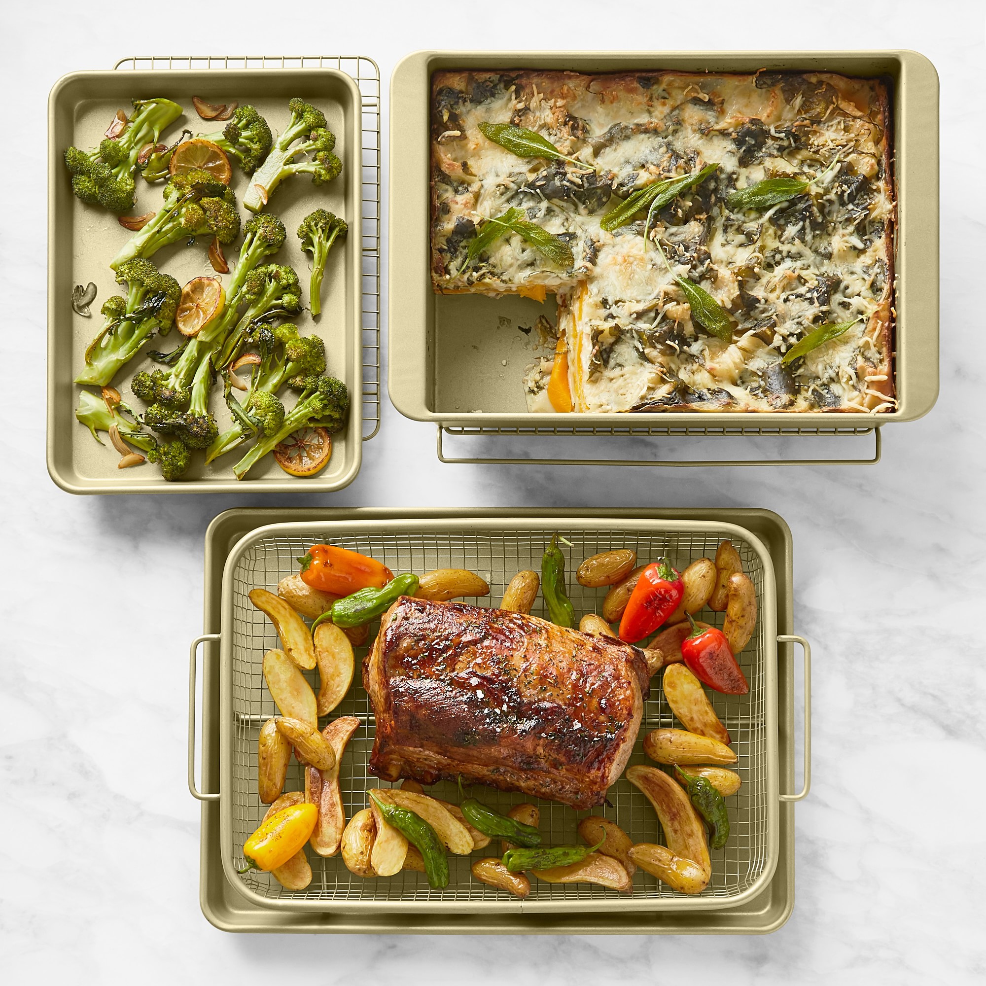 Williams Sonoma Goldtouch® Savory Bakeware, Set of 6