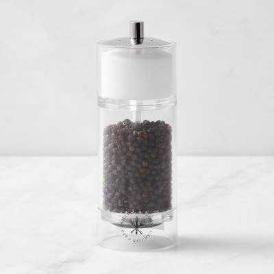 Press-to-Open Plastic Salt and Pepper Shaker, Transparent Spice Dispenser  Seasoning Jar, Travel Spice Containers with Lids, Empty Spice Dispensers  for