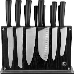 Schmidt Brothers Black Subway 15-piece Knife Block Set