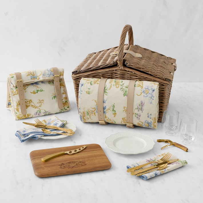 Bridgerton Picnic Basket Williams Sonoma