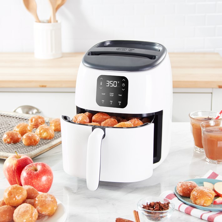 The Dash Tasti-Crisp air fryer makes cooking for 2 quick and easy