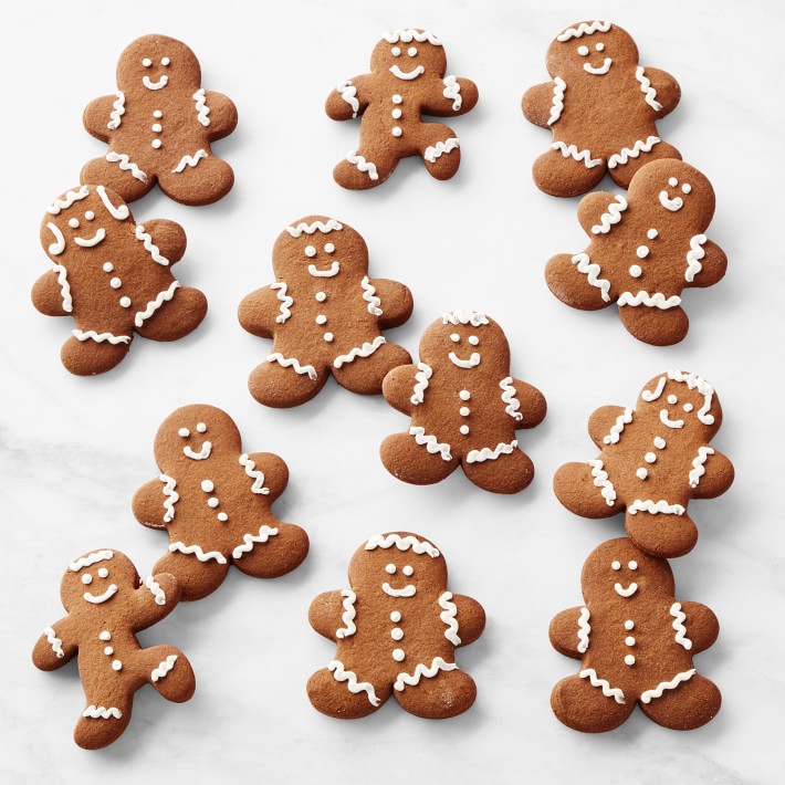 Cookie Crumbs & Crust Gingerbread Men, Set of 12 Williams Sonoma