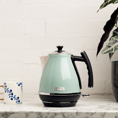 Elite Mint Green 5-Cup Cordless Manual Electric Kettle in the Water Boilers  & Kettles department at