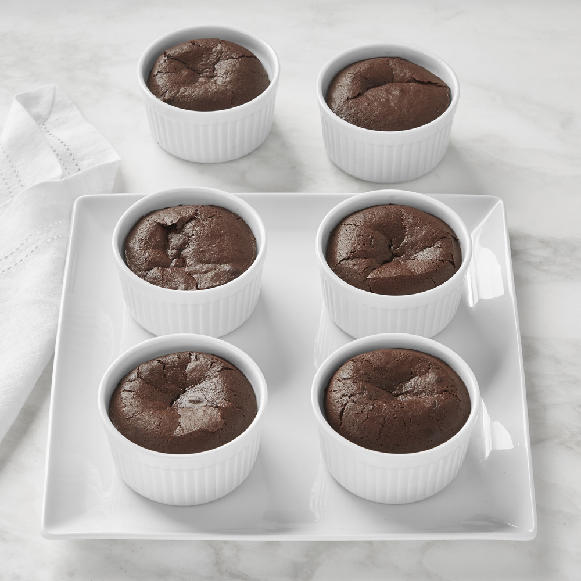 Chocolate Souffles, Set of 6