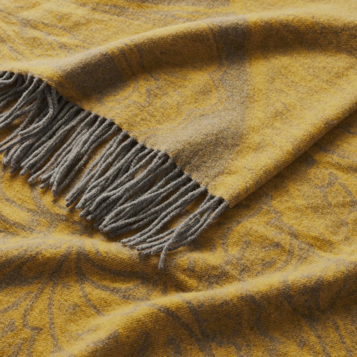 Bohemian Washable Cashmere Throw Williams Sonoma