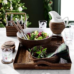 Serving Bowls: Glass, Ceramic, Wood
