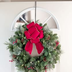 Fireplace Stocking and Garland Hanger] - Each Mantle Holder Has Two Hooks  for Dual Purpose - Hold Christmas Stocking and Hang Garland - Durable  Wrought Iron - Padded Contact Points (1 Pack - Brown) 