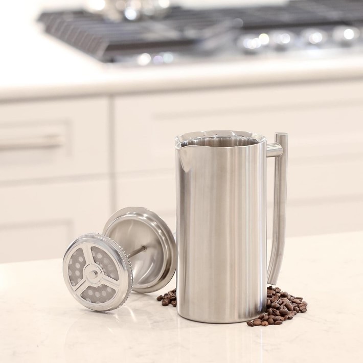 Mueller French Press Double Insulated 310 Stainless Steel Coffee Maker –  bullworldcoffee