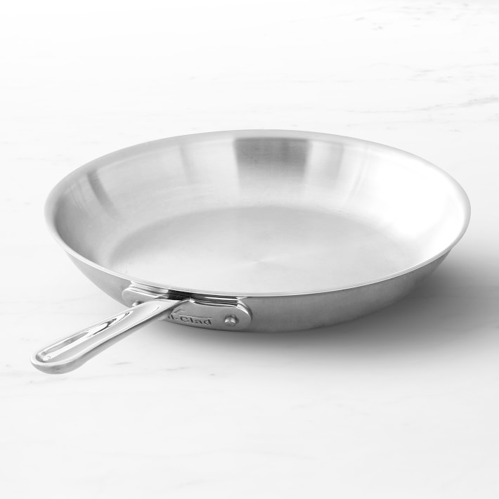 D5 Stainless Brushed 5-ply Bonded Cookware, Fry Pan, 8 inch