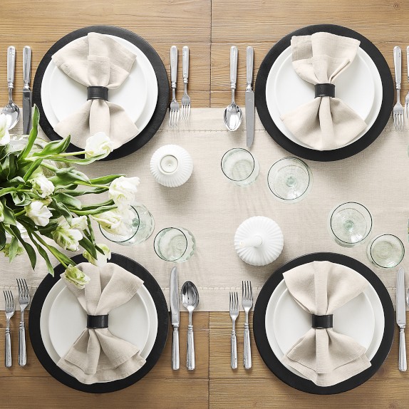 Open Kitchen by Williams Sonoma Matte Coupe Dinner & Salad Plates, Set ...