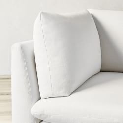 Miramar Fringed Sofa - Perennials White Basketweave | Serena & Lily