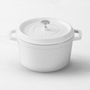 Sonoma White Cast Aluminum Dutch Oven with Fry Basket - Shop Dutch