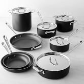 Emeril by All-Clad E884SC Chef's Stainless Steel Cookware Set, 12-Piece,  Silver