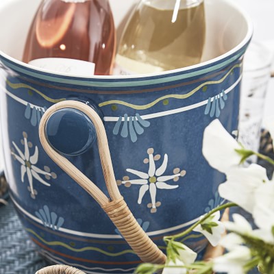 AERIN Panama Champagne Bucket Williams Sonoma CA Williams Sonoma