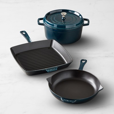 Williams Sonoma Staub Enameled Cast Iron 4-Piece Cookware Set