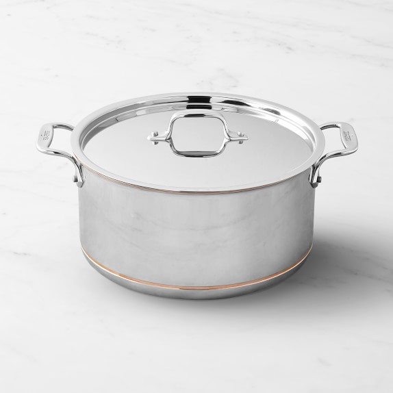 Mueller 16QT UltraClad Tri-Ply Stainless Steel Cooking Stock Pot with Lid  and Ladle, Large Pot