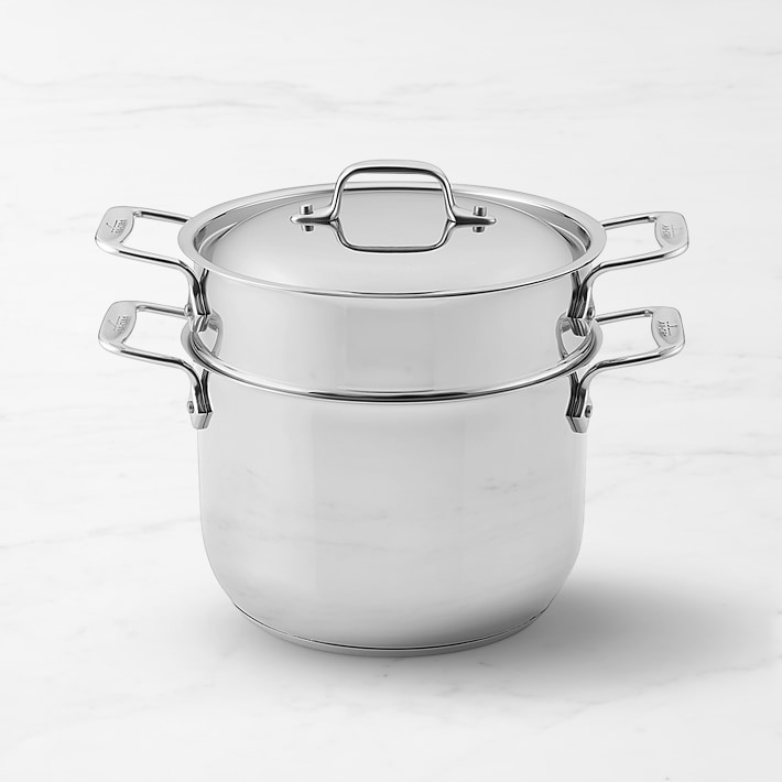 All-Clad Stainless Steel 6-Qt. Pasta Pot with Lid + Reviews