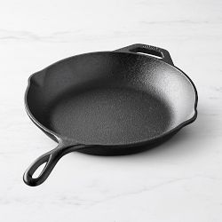 Greater Goods Cast Iron Chef Collection - 12 Inch Cast Iron Skillet with  Organic Seasoning, Silicone Handle Cover for Cast Iron Chef's Pan, Chainmail Cast Iron Scrubber
