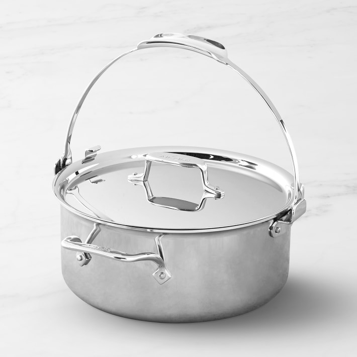 All-Clad D5&#174; Stainless-Steel Pouring Stock Pot