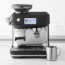 Breville Bambino Plus Espresso Machine, Black Stainless-Steel | Williams Sonoma