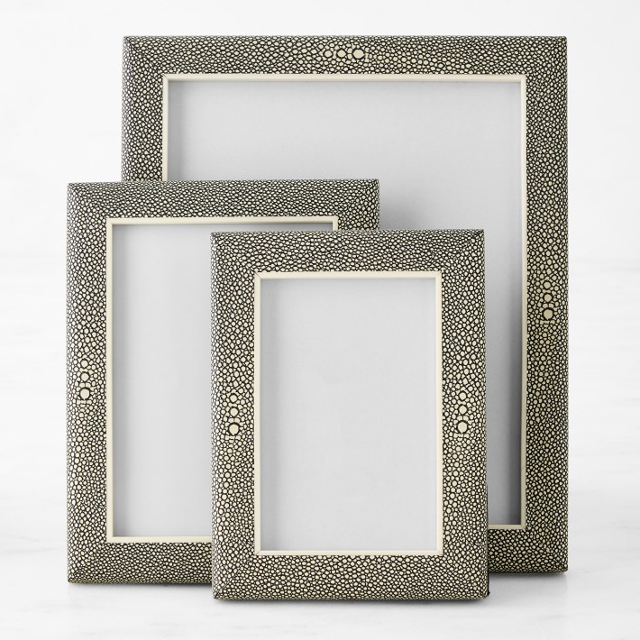 Faux Shagreen Picture Frames Williams Sonoma