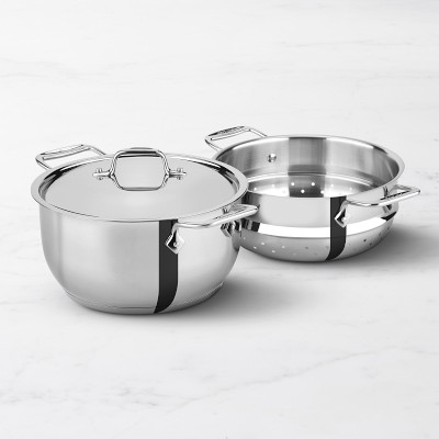 Vintage All-Clad Stainless Steamer and Pot - Ruby Lane