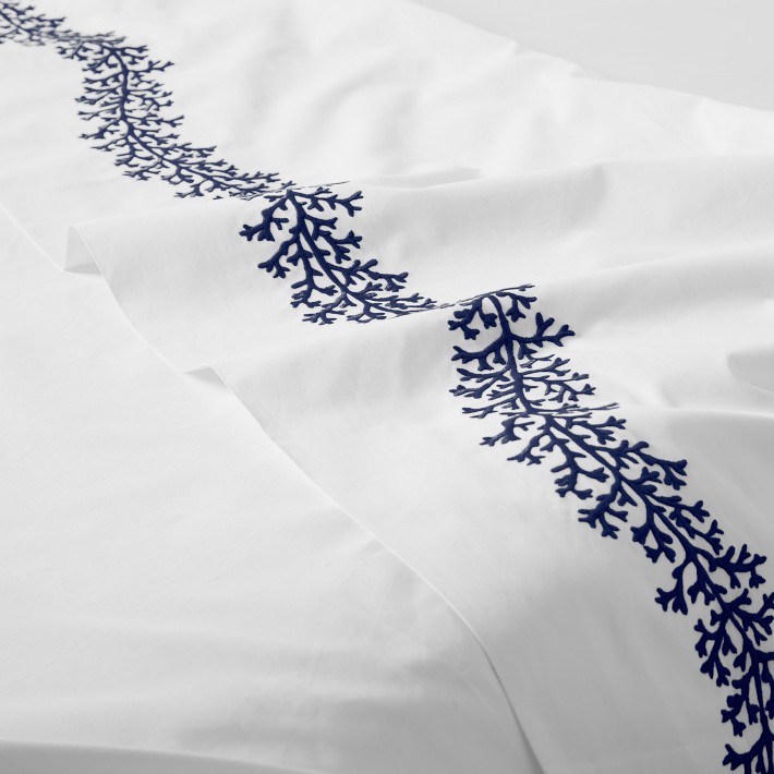 Marbella Percale Sheet Set by Matouk® Williams Sonoma
