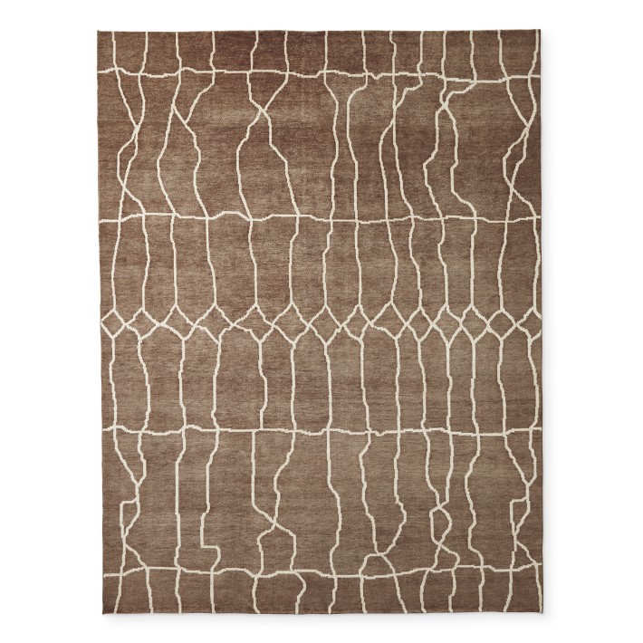Moroccan Wave Hand Knotted Rug Williams Sonoma