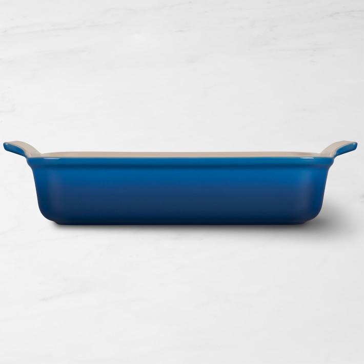 Le Creuset Stoneware Heritage Rectangular Dish, Blue