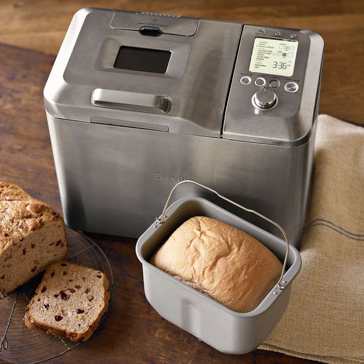 15 in 1 Bread Maker, 2LB Automatic Bread Machine with Dual-Heaters, Gluten  Free and Pizza Dough, Auto Nut Dispenser, 3 Loaf Sizes 3 Crust Colors