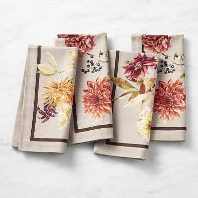 Coyuchi Sonoma Textured Organic Napkin, Set of 4 - Rust