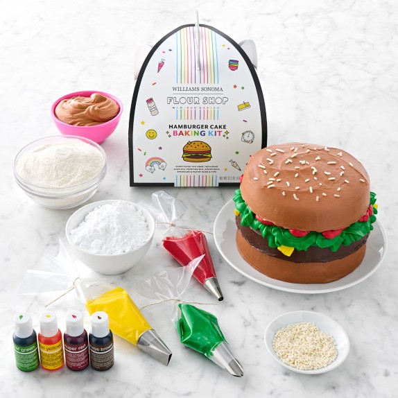 hamburger made out of cake