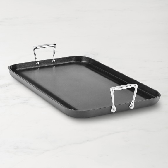 AllClad HA1 Hard Anodized Double Burner Griddle, 13" x 20" Williams