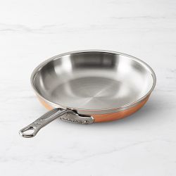Mr. Handy Copper Fry Pan w/ Stainless Steel Handle (Pieces=8)