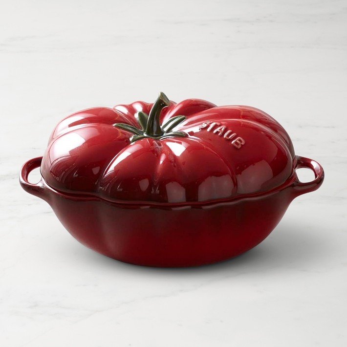 Staub Ceramic Stoneware Tomato Cocotte, 16-Oz.