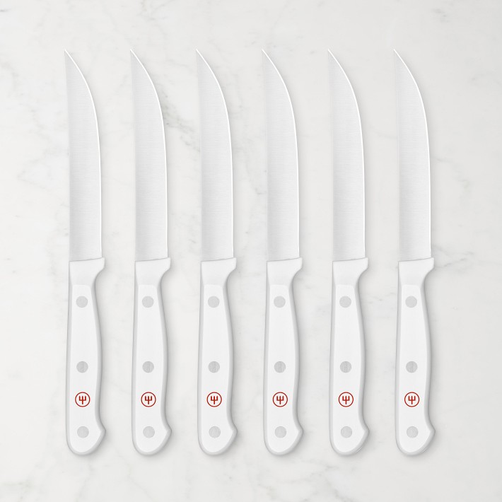 Wüsthof Gourmet White Steak Knives, Set of 6 Williams Sonoma