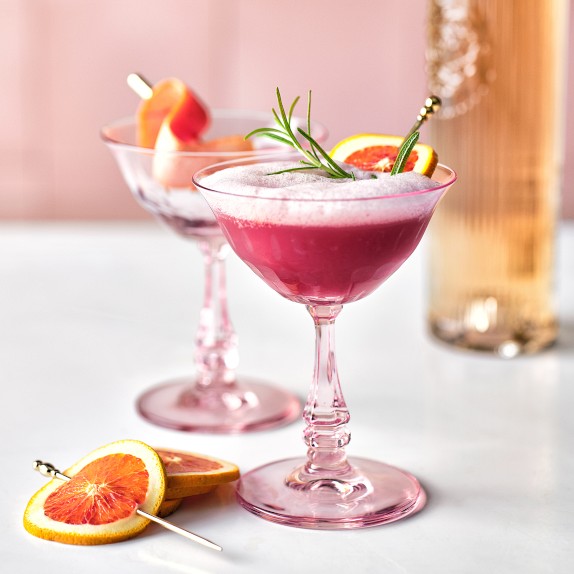 Victoria Cut Coupe Glasses Williams Sonoma