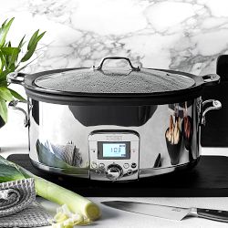 Mill Extra Large 10 Quart Slow Cooker With Metal Searing Pot
